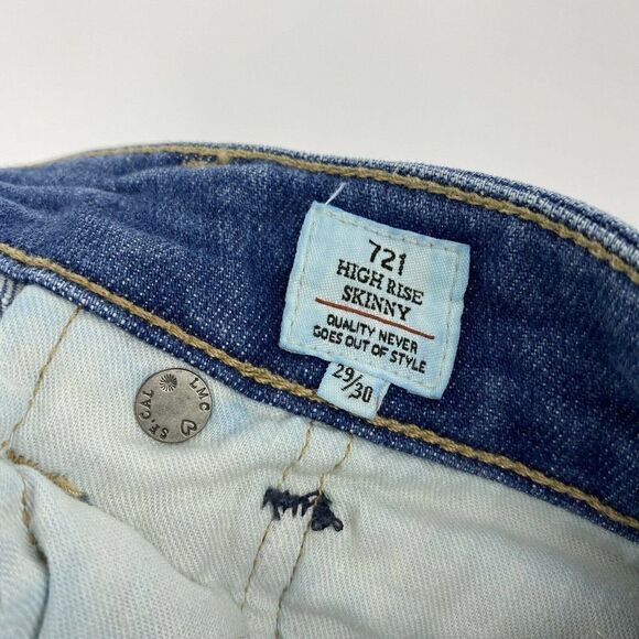 Levis Made & Crafted Jeans 721 Big E - Picture 9 of 12